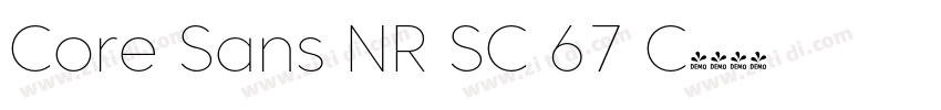 Core Sans NR SC 67 C字体转换 Core Sans NR SC 67 C字体转换